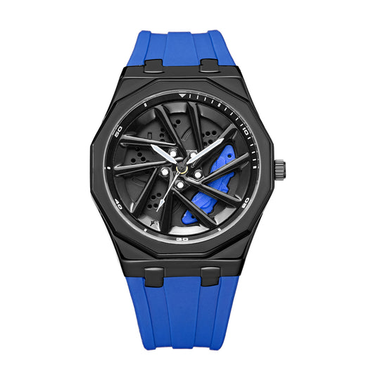 Reloj de Cuarzo para Hombre con Diseño de Rueda Giratoria - Image 7