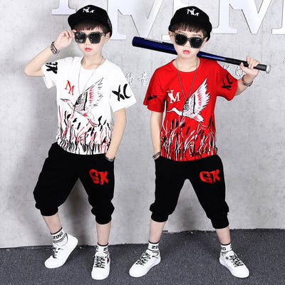 Conjunto Infantil Estampado de Dos Piezas con Pantalón Corto - Image 4