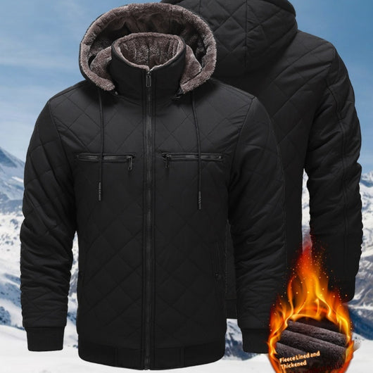 Abrigo de Invierno para Hombre con Forro Polar Aislante