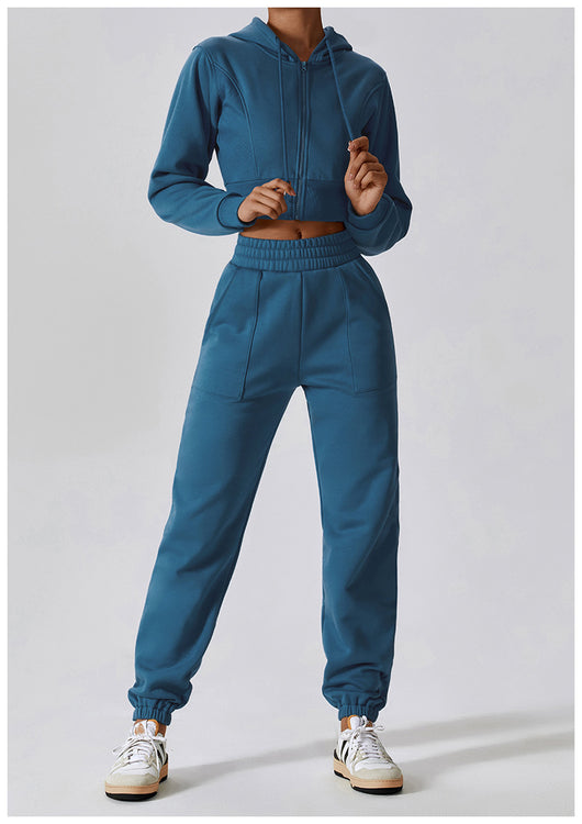 Pantalones Deportivos de Terciopelo Polar para Mujer - Corte Recto y Cómodo - Image 15