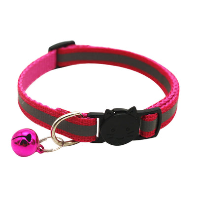 Collar Reflectante para Gatos con Campana y Diseño Colorido - Image 25