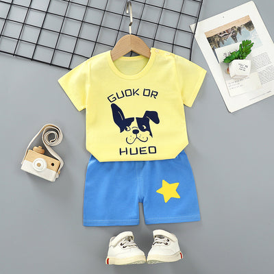 Camiseta de Algodón Manga Corta para Niños - Traje de Verano - Image 9