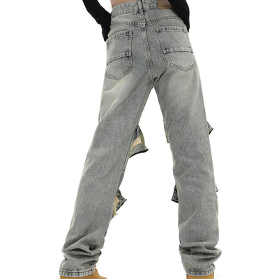 Pantalón de Trabajo Denim Recto con Bolsillos - Image 13