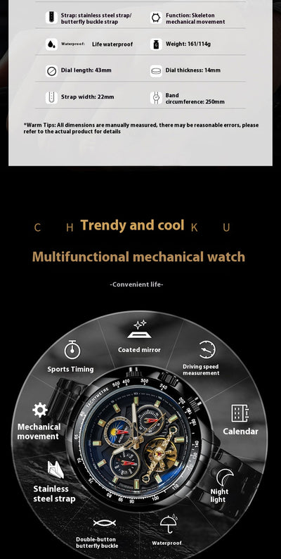 Reloj Automático Multifuncional para Hombre - Image 24