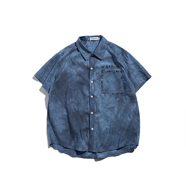 Playera Vintage Tie-Dye Sick Peak de Manga Corta