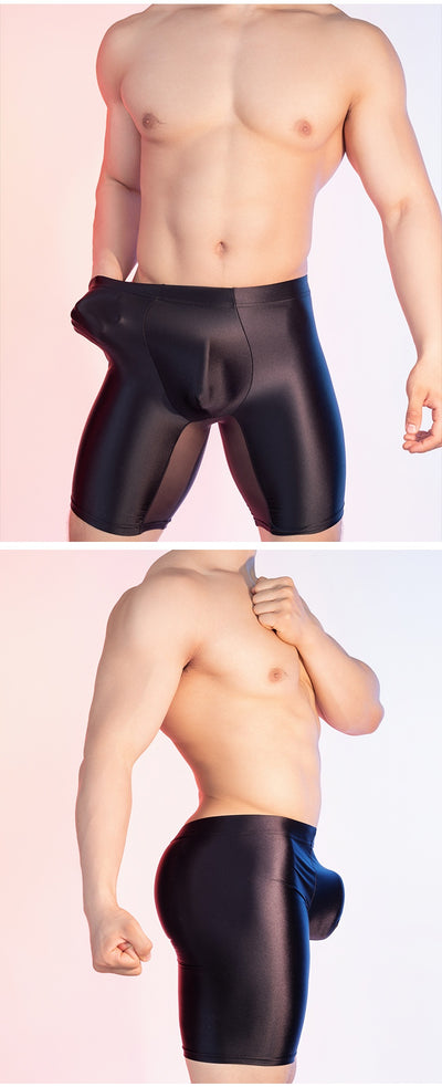 Leggings Moldeadores de Seda Elástica Brillante para Fitness - Image 17