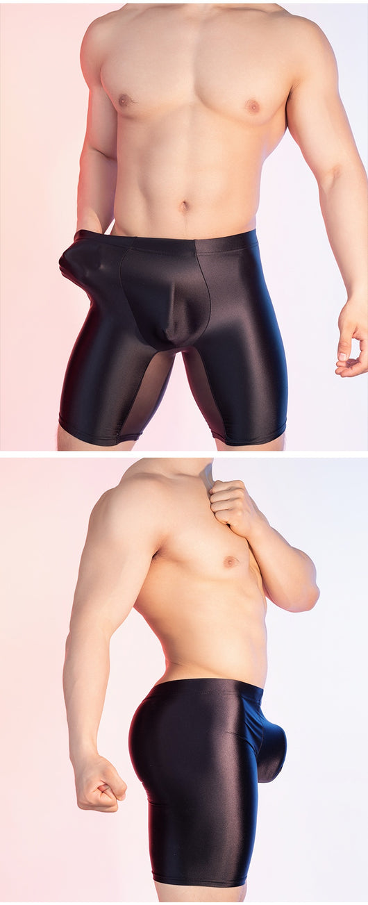 Leggings Moldeadores de Seda Elástica Brillante para Fitness - Image 17