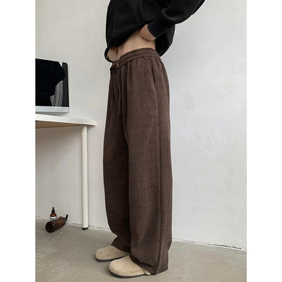 Pantalones Casuales Holgados de Pierna Ancha para Hombre - Image 4