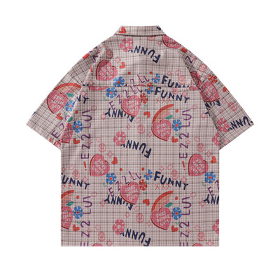 Camisa Casual de Cuadros Love Letter para Hombre - Image 13