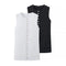Versatile Buttons Design Round Neck Vest Top