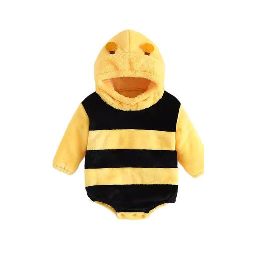 Pijama Enterizo Bebé Diseño Abeja en Franela Suave - Image 5
