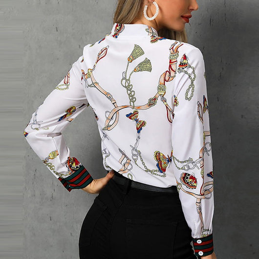 Camisa Slim Fit con Moño Integrado - Image 9