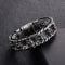 Pulsera de Acero Inoxidable Calavera Retro para Halloween