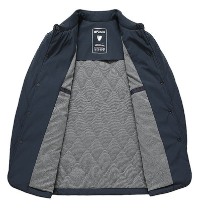 Abrigo Acolchado de Algodón para Hombre - Otoño Invierno - Image 10