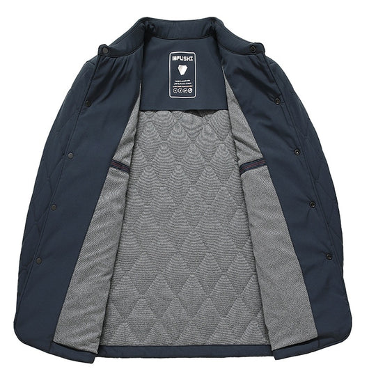 Abrigo Acolchado de Algodón para Hombre - Otoño Invierno - Image 10