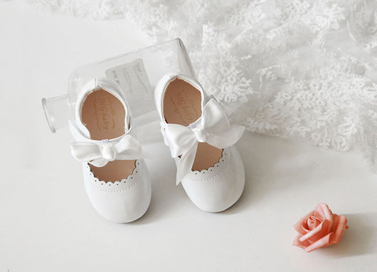 Zapatos de Tacón Bajo para Niñas con Moño - Cuero Elegante Primavera Otoño - Image 22