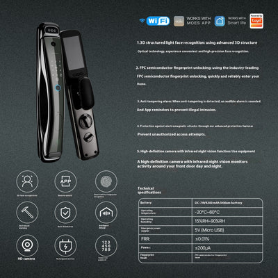 Cerradura de Puerta Inteligente con Reconocimiento Facial - Image 13