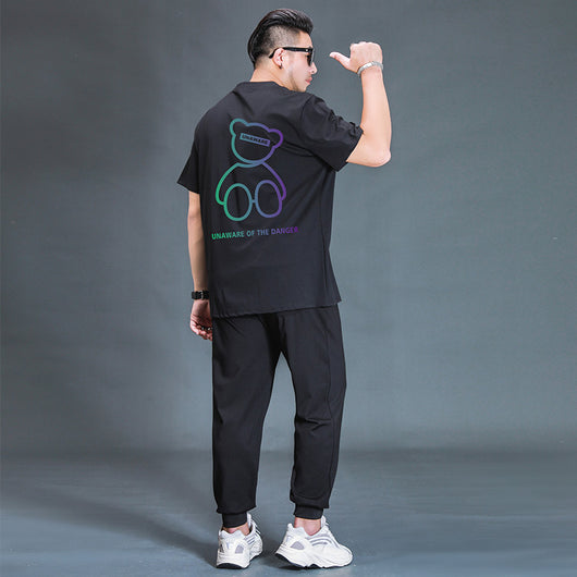 Conjunto Deportivo Oversized: Camiseta y Pantalón Holgado para Comodidad Total - Image 4