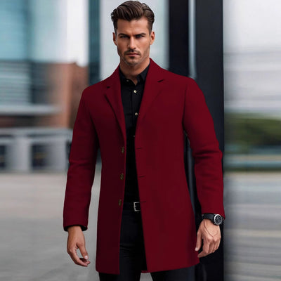Abrigo Slim Fit con Solapa Europea - Corte Moderno y Elegante - Image 3