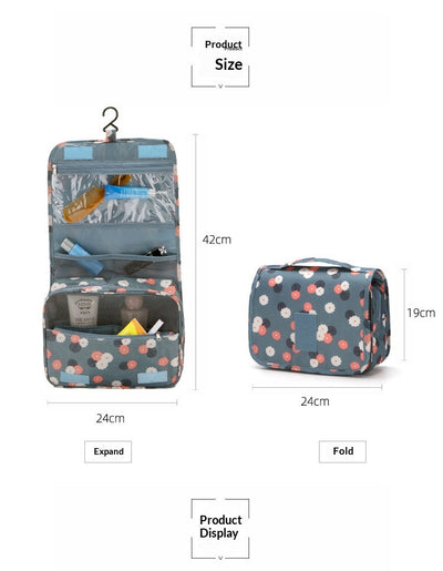 Bolsa de Aseo Viajera de Gran Capacidad Impermeable y Resistente Estilo Coreano - Image 12