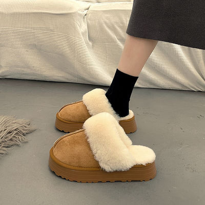 Botas de Nieve con Pantuflas Peludas Integradas para Mujer - Image 4