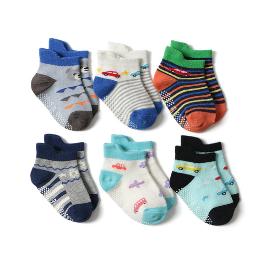 Calcetines Antideslizantes de Algodón con Diseños Infantiles - Image 10