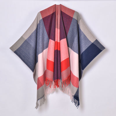 Chal con Borlas y Diseño Escocés Jacquard - Image 15