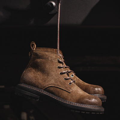 Botas Altas Martin de Cuero para Hombre - Estilo Casual Británico - Image 6