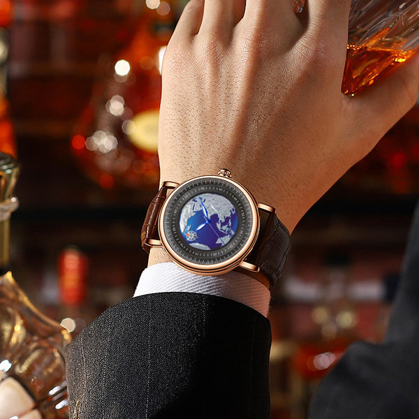 Reloj Mecánico Shang de Cuarzo Resistente al Agua para Hombre