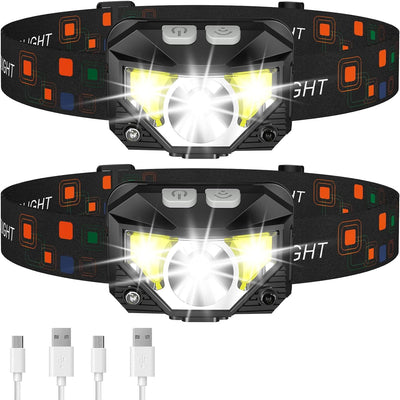 Linterna LED COB Roja Recargable USB - Potente Alcance para Pesca Nocturna Impermeable - Image 2