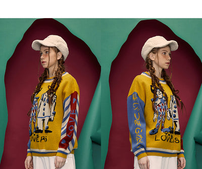 Sudadera Acolchada con Estampado de Personajes de Dibujos Animados Estilo Hong Kong - Image 3
