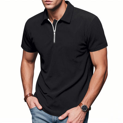 Polo Corduroy Holgado con Medio Cierre para Hombre - Image 3