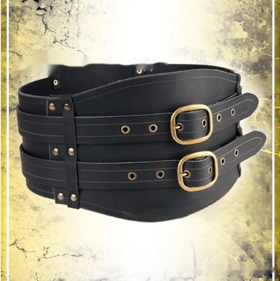 Cinturón Medieval Retro Ancho para Disfraz y Accesorios de Moda - Image 3