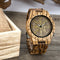 Reloj de Madera Ebony Leisure - Elegancia Natural