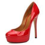 Zapatos de Tacón Alto Escotados para Mujer Talla Grande sin Cordones - Image 18