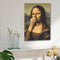 Póster de Arte Mona Lisa Contemporáneo con Gesto Humorístico