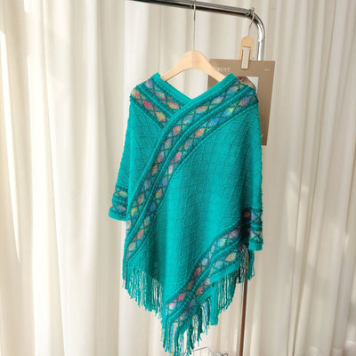Chal Pullover Étnico con Diseño de Diamantes - Image 13