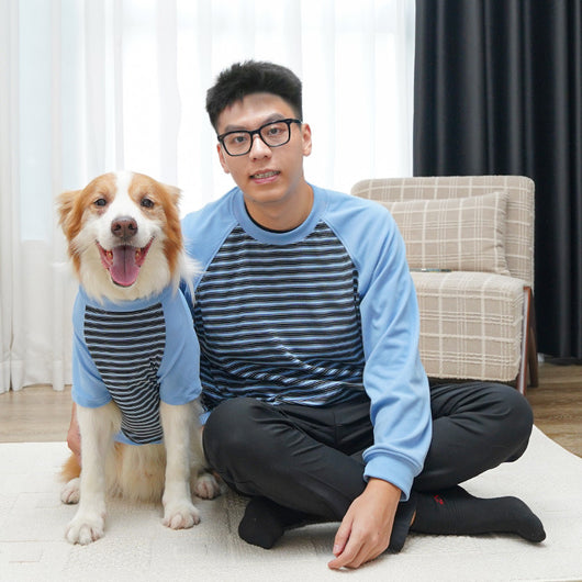 Camiseta Rayada para Perros Grandes - Ropa Cómoda y Protectora - Image 3