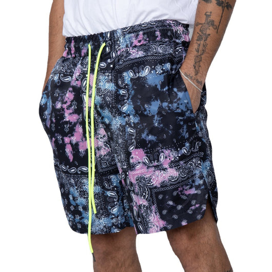 Pantalones Sueltos de Baloncesto Hip-hop Flor de Cajú para Hombre - Image 10