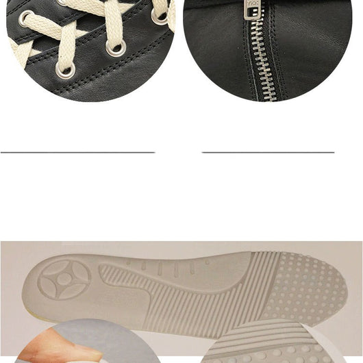 Botas Martin de Cuero con Cordones y Plataforma Elevadora - Image 6