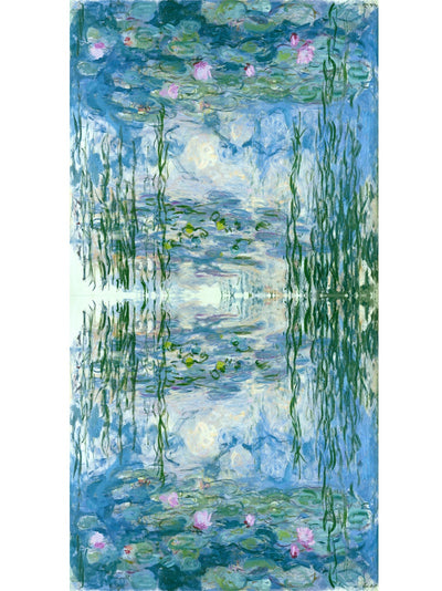 Pañoleta de Cachemira con Estampado Digital Inspirado en Pintura al Óleo - Image 40