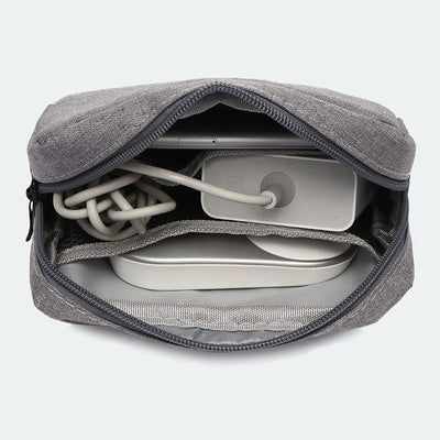 Bolsa Organizadora Digital Todo en Uno con Batería, Auriculares y Cables