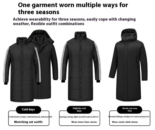 Chaqueta Impermeable Térmica de Algodón Grueso para Actividades al Aire Libre - Image 13