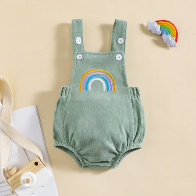 Enterizo Infantil Arcoíris de Pana para Primavera y Verano - Image 12