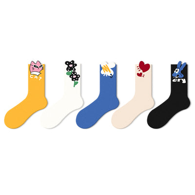 Calcetines Finos Medianos para Mujer - Diseño Adorable y Cómodo - Image 5