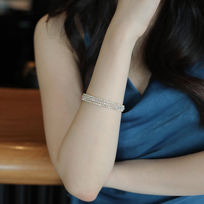 Pulsera de Cristal Blanco con Cuentas - Accesorio Perfecto para Verano - Image 12
