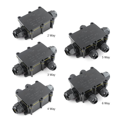 Caja Distribuidora Impermeable IP68 para Luces de Fuente - 1 Entrada 5 Salidas - Image 3