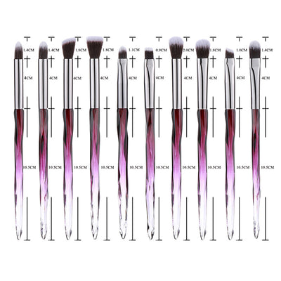 Set de Brochas para Maquillaje de Ojos - Brochas Profesionales para Sombra, Nariz y Labios - Image 12