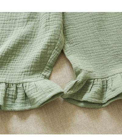 Shorts de Algodón con Volantes para Niñas - Versátiles y Cómodos - Image 9
