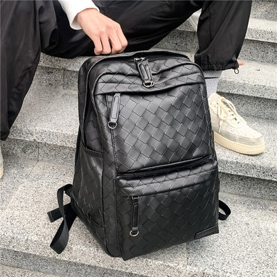 Mochila de Viaje Tejida a Mano con Gran Capacidad para Hombre - Image 4